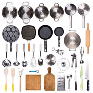 KITCHEN EQUIPMENTS, CATERING TOOLS & DISPOSABLES